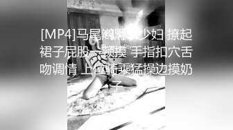 [MP4]马尾辫黑衣少妇 撩起裙子屁股一顿摸 手指扣穴舌吻调情 上位骑乘猛操边摸奶子