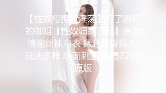 【性奴母狗??淫荡】打了阴环的御姐『性奴调教日记』多套情趣丝袜内衣 撅起肥臀插入 玩法多样 场面刺激 高清720P原版