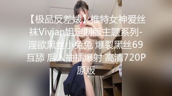 【极品反差婊】推特女神爱丝袜Vivian姐定制版主题系列-淫欲黑丝小兔兔 爆裂黑丝69互舔 后入抽插爆射 高清720P原版