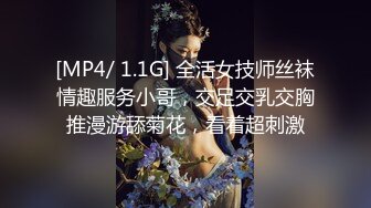 [MP4/ 1.1G] 全活女技师丝袜情趣服务小哥，交足交乳交胸推漫游舔菊花，看着超刺激